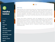 Tablet Screenshot of naukatenisa.org